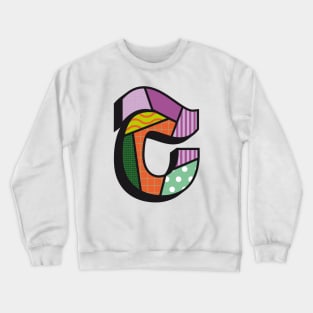 Armenian Letter SH purple Crewneck Sweatshirt